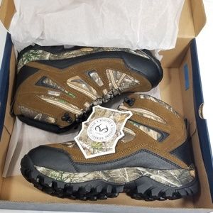 New Men's Magellan 8m Wide Waterproof Suede Trail Hiking Boots Camouflage Camo